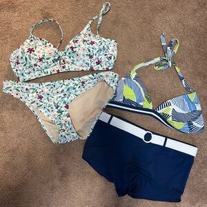 Lot of 2 bikinis - Nike, Kona Sol, size L/10